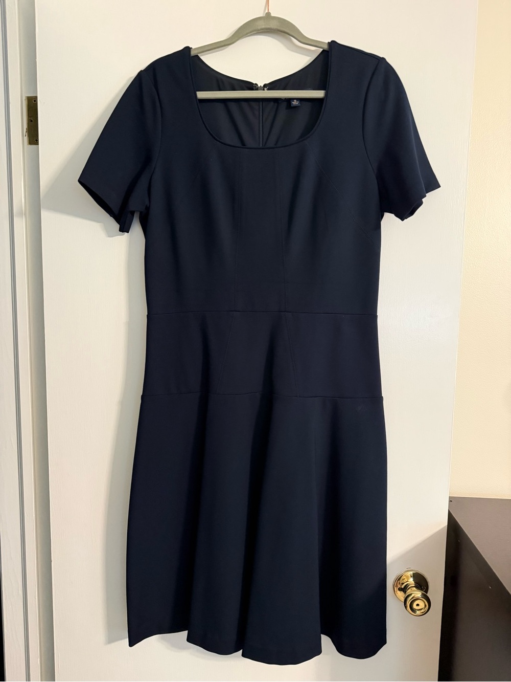 Brooks Brothers Navy Fit & Flare Dress